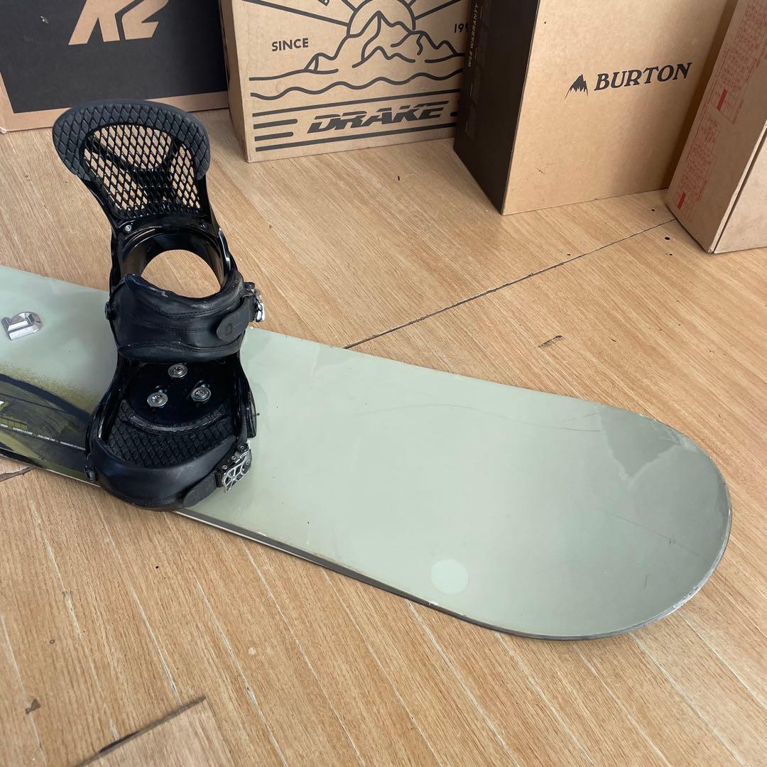 BURTON　バートン　カスタムバインディング付スノーボードセット　CUSTOM