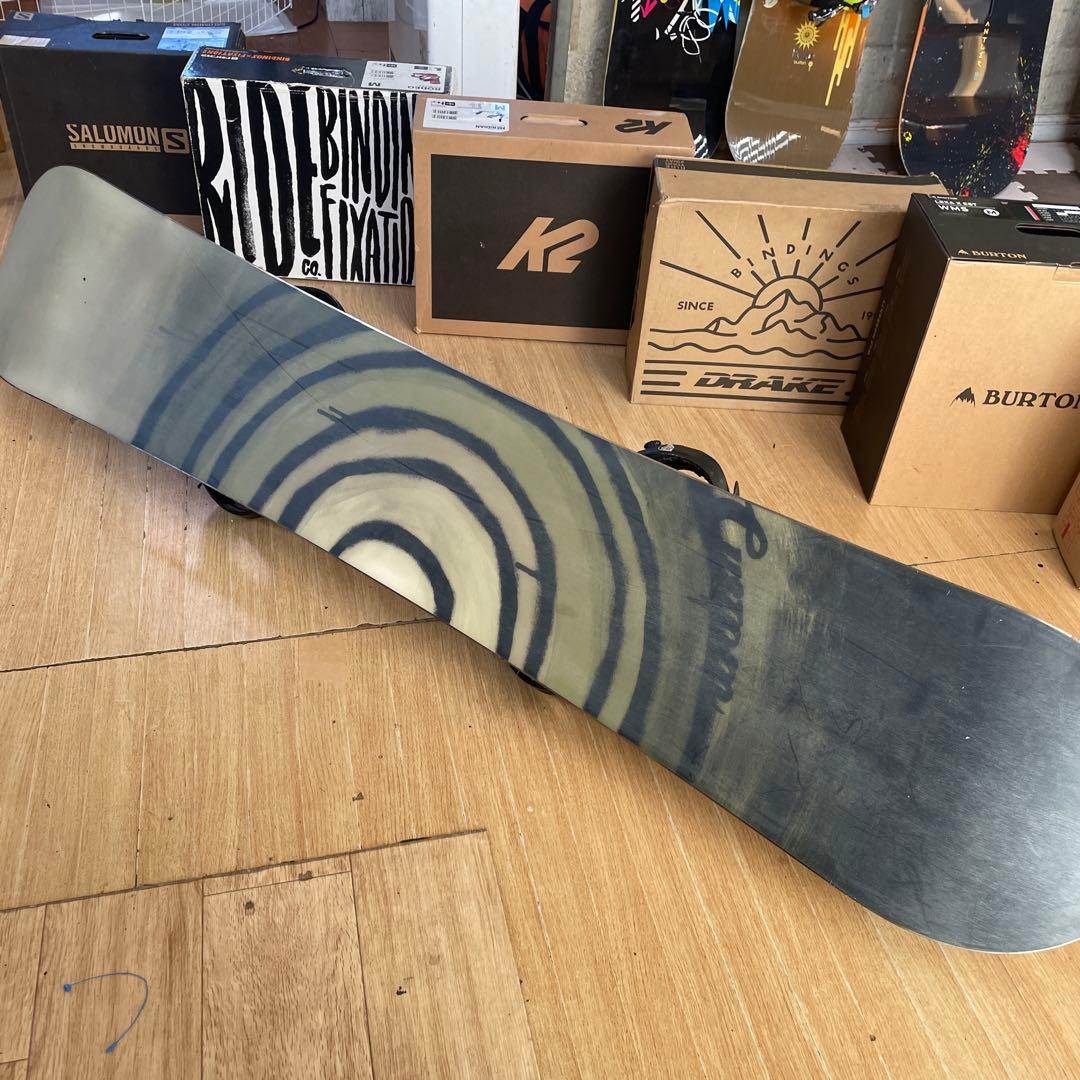 BURTON　バートン　カスタムバインディング付スノーボードセット　CUSTOM