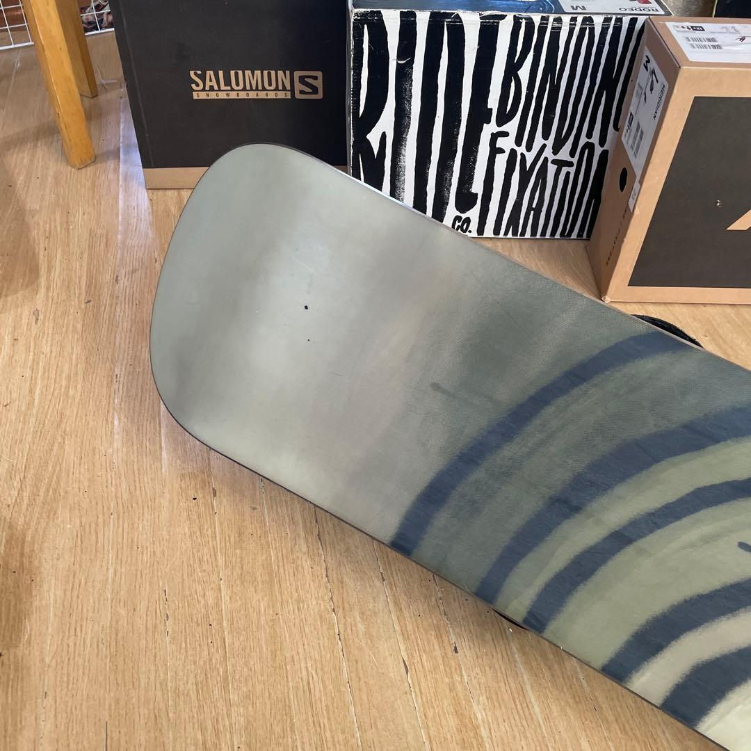 BURTON　バートン　カスタムバインディング付スノーボードセット　CUSTOM