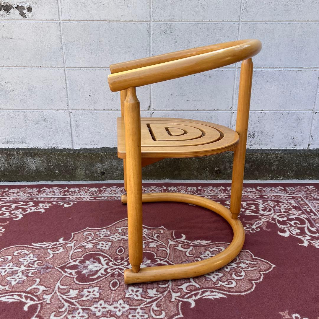 古家具ビンテージ品◾️National 木製家具 アームチェア 木製チェア