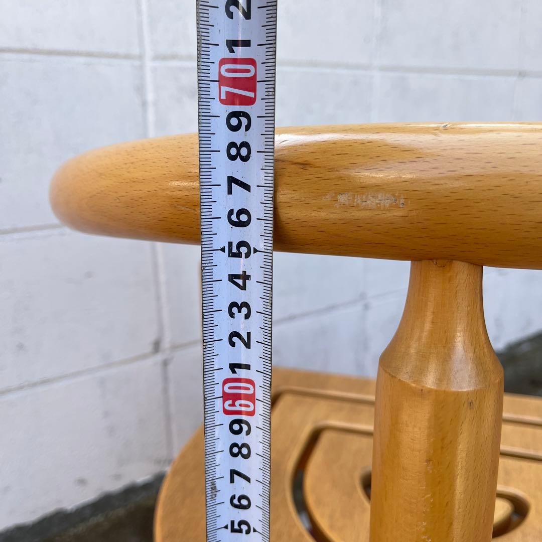 古家具ビンテージ品◾️National 木製家具 アームチェア 木製チェア