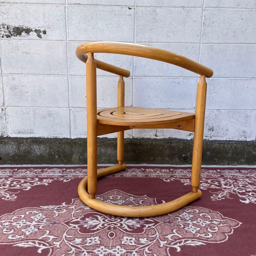 古家具ビンテージ品◾️National 木製家具 アームチェア 木製チェア