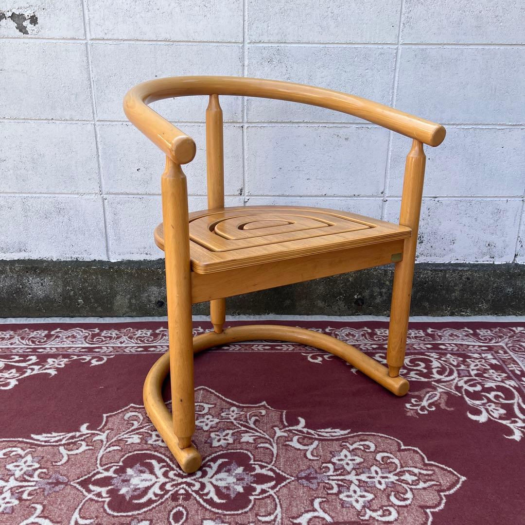 古家具ビンテージ品◾️National 木製家具 アームチェア 木製チェア