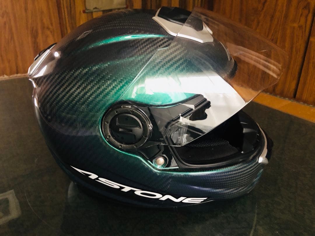 ASTONE フルフェイスヘルメット カーボン調
