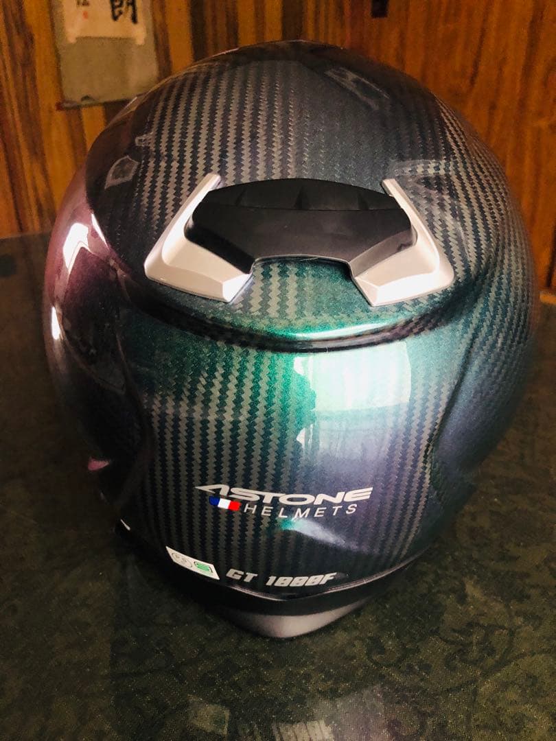 ASTONE フルフェイスヘルメット カーボン調