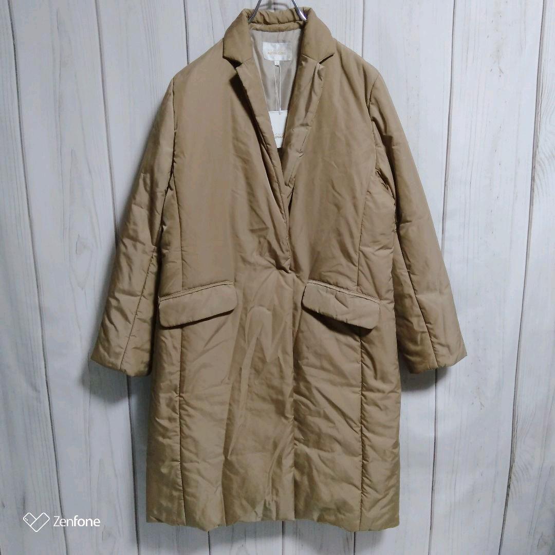 新品 タグ付 ALPHACUBIC ダウン ロング コート アルファキュービック
