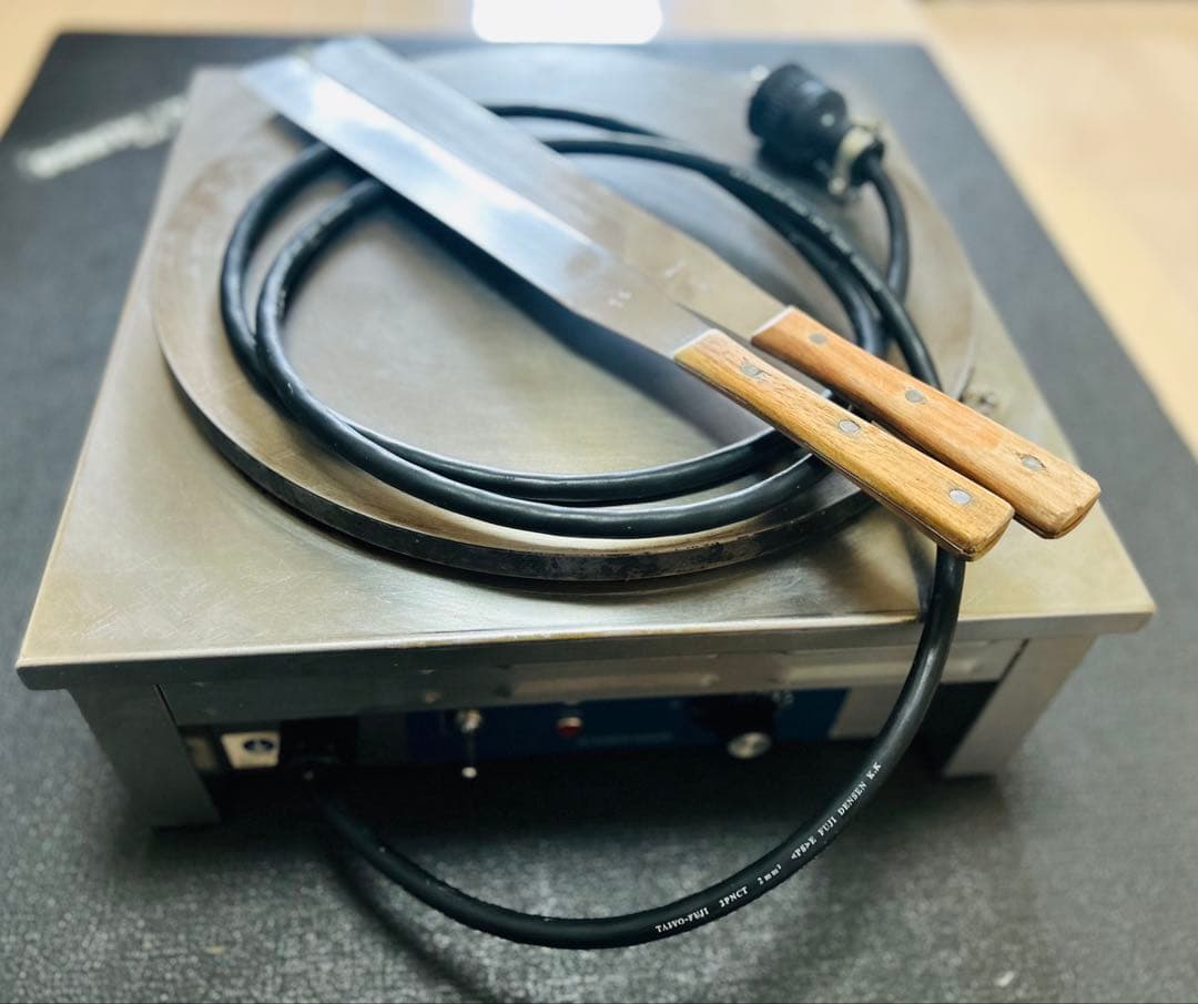 ニチワ 200V 電気クレープ焼器 CM-410H