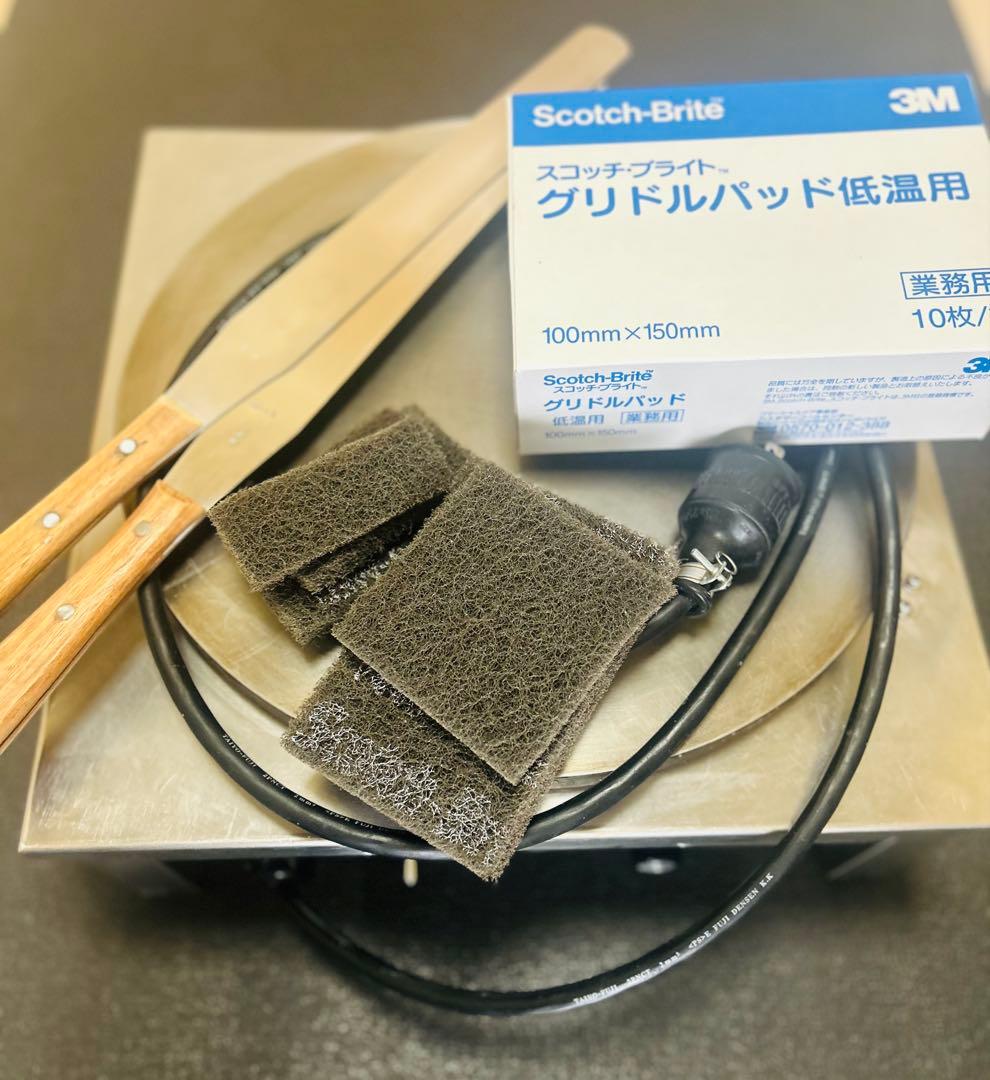 ニチワ 200V 電気クレープ焼器 CM-410H