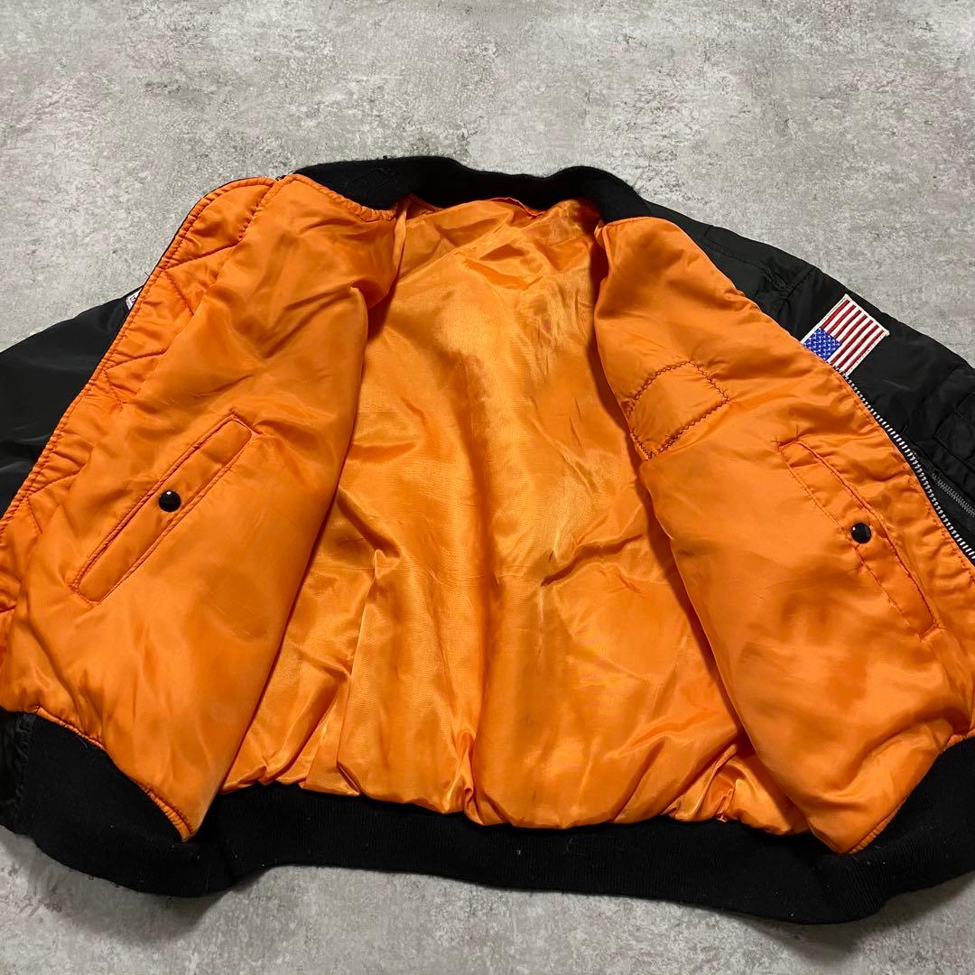 70s 80s USA製 Spiewak MA-1 企業 ワッペン 50