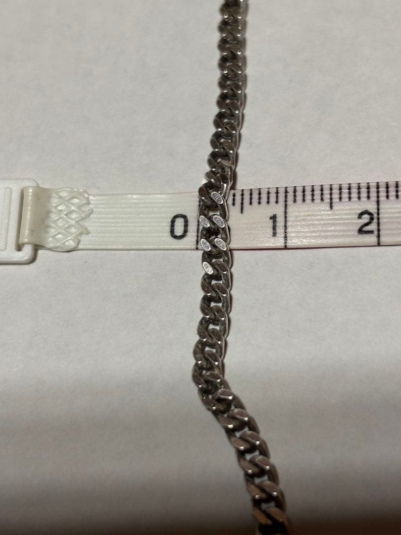 R　シルバー チェーン ネックレス　925 喜平　 ユニセックス約45cm