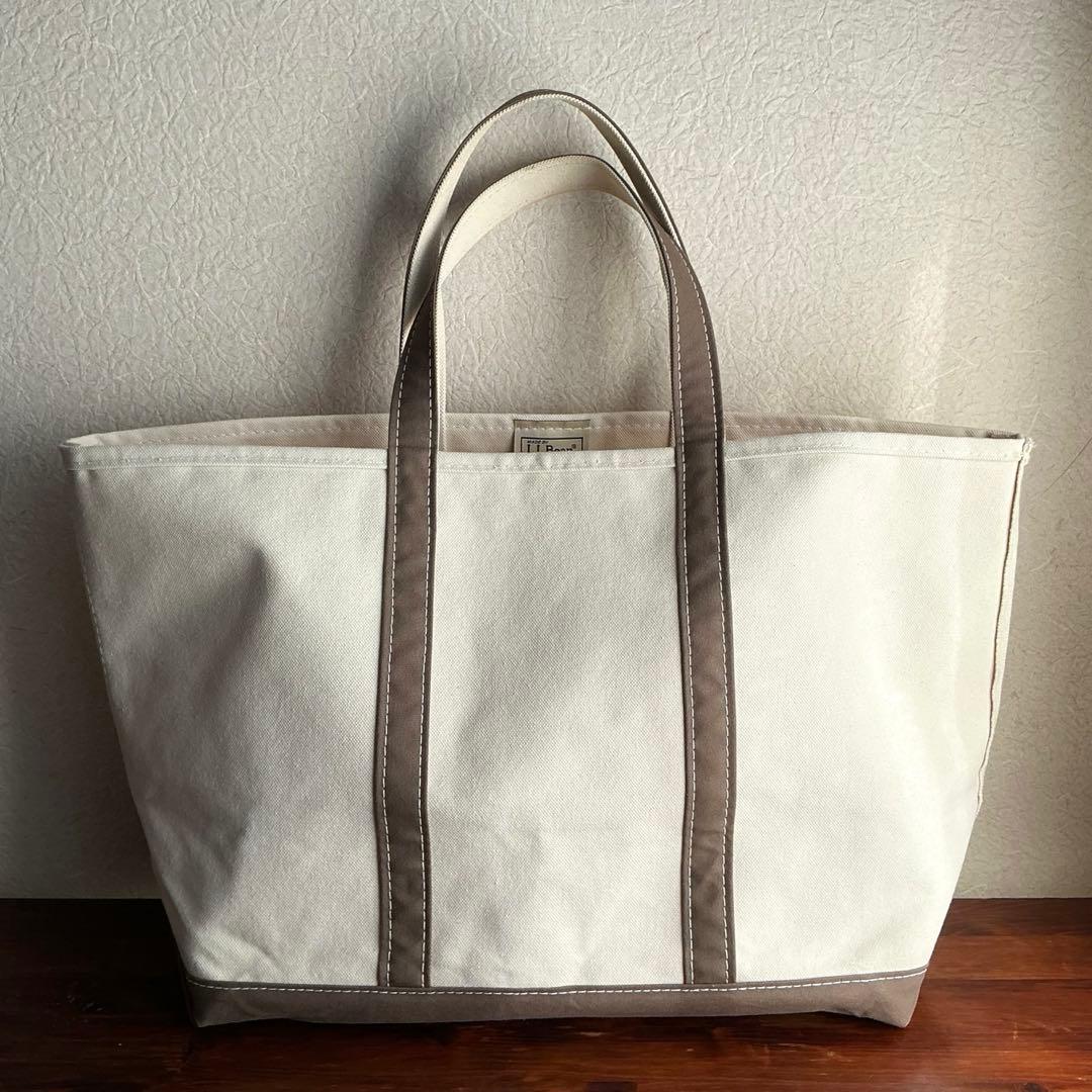 【00s】 L.L.Bean トートバッグ　ブラウン　別タグ　L