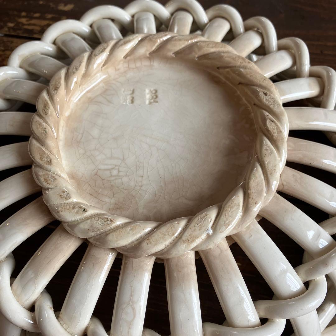 フランスアンティークパニエ皿 パニエプレート 皿 籠 パニエプレート