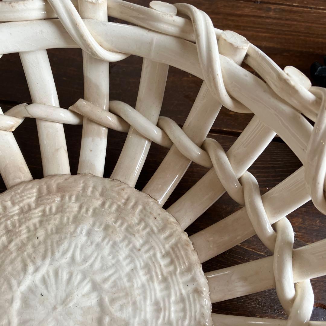 フランスアンティークパニエ皿 パニエプレート 皿 籠 パニエプレート