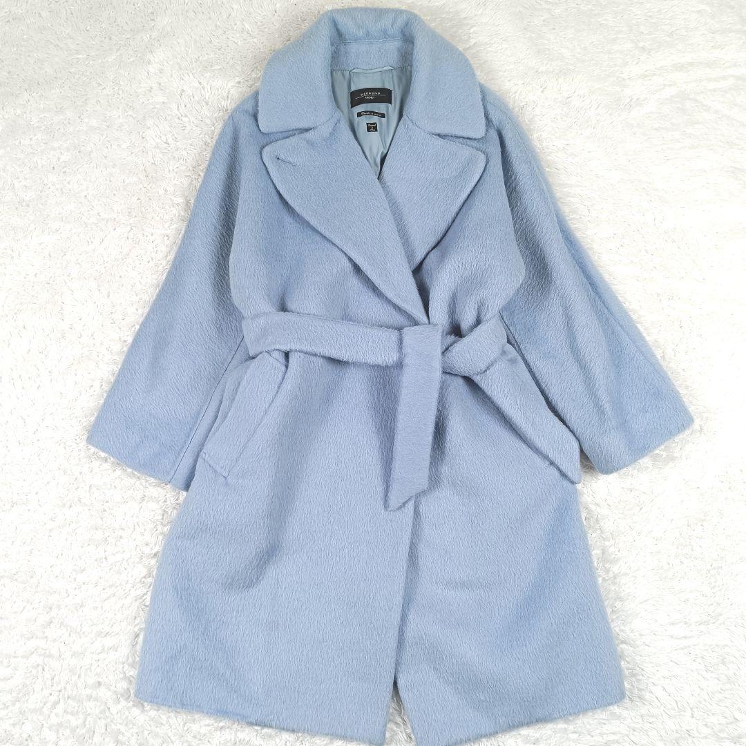 マックスマーラウィークエンド クチートアマーノ アルパカ ベルテッドコート 36