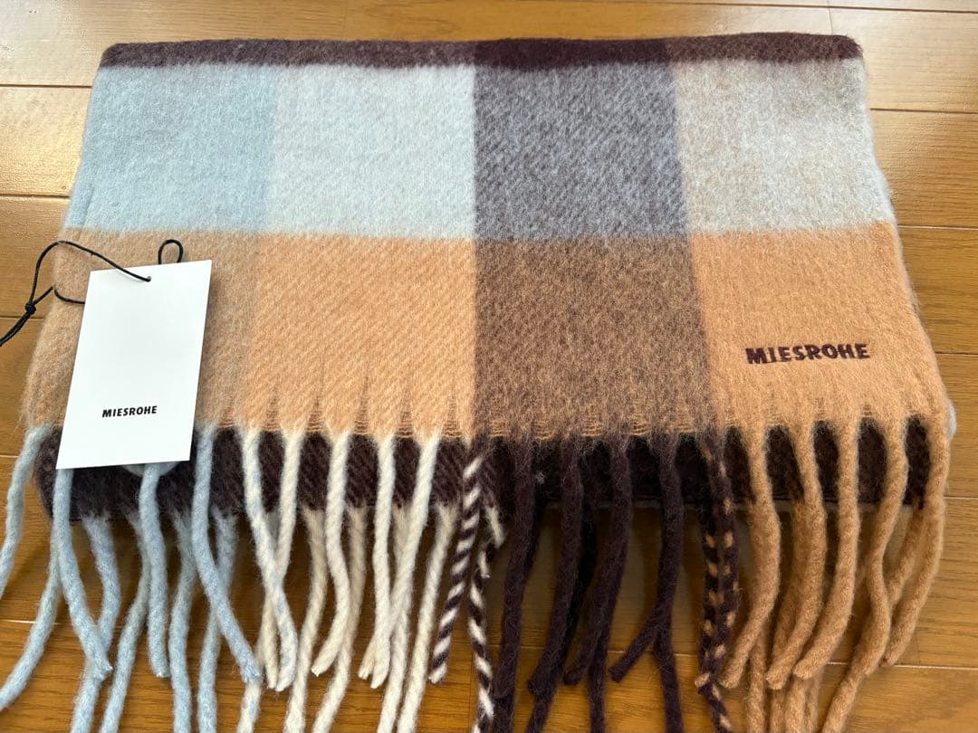 新品☆ミセス若井くん着用☆MIESROHEブロックチェックマフラー