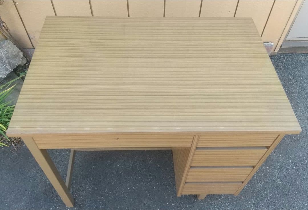 【アンティーク】木製 学習机 机 レトロ デスク 勉強机