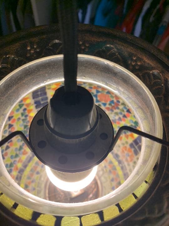 モザイクガラスペンダントランプ、吊り下げ