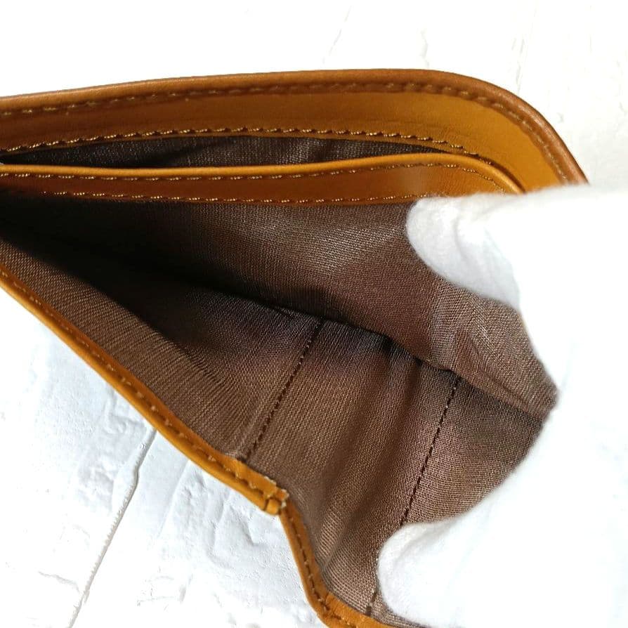 2145 MOTHERHOUSE マザーハウス 2つ折り財布 牛革
