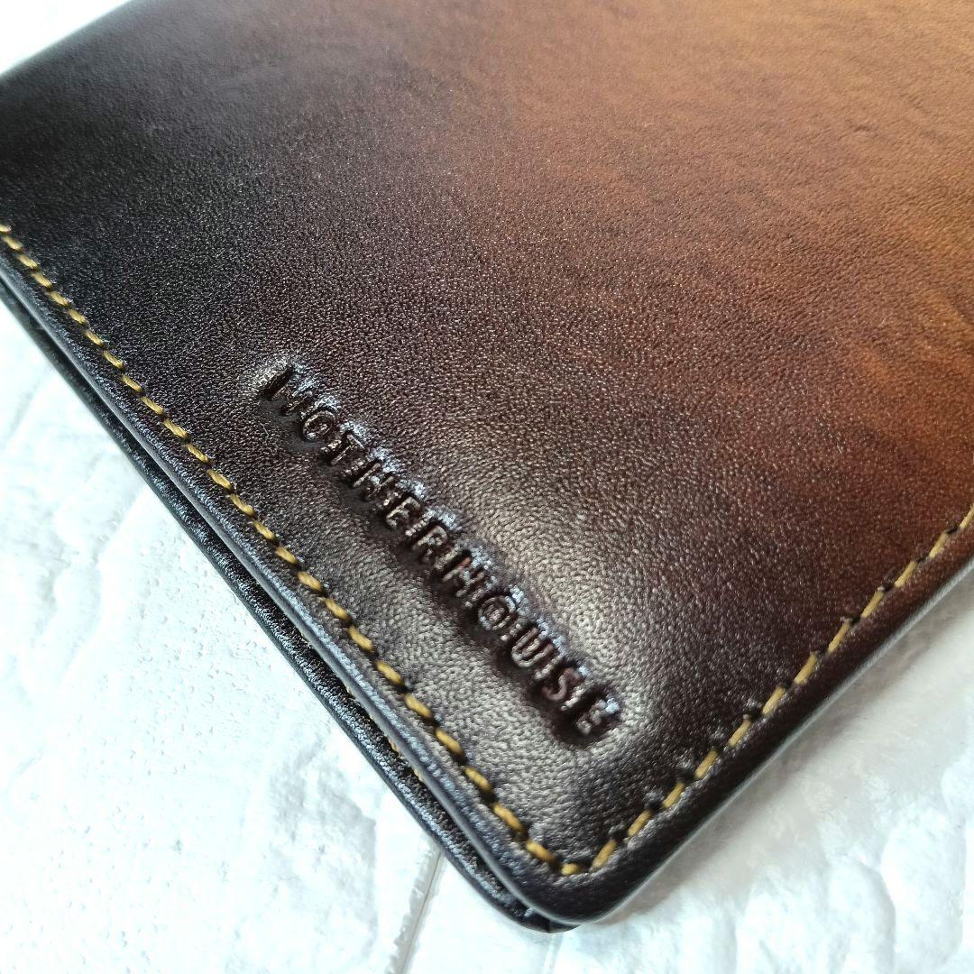 2145 MOTHERHOUSE マザーハウス 2つ折り財布 牛革