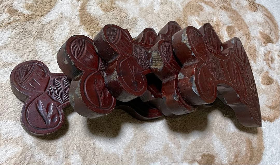 【再値下げ！】鎌倉彫 ちゃぶ台 昭和レトロ