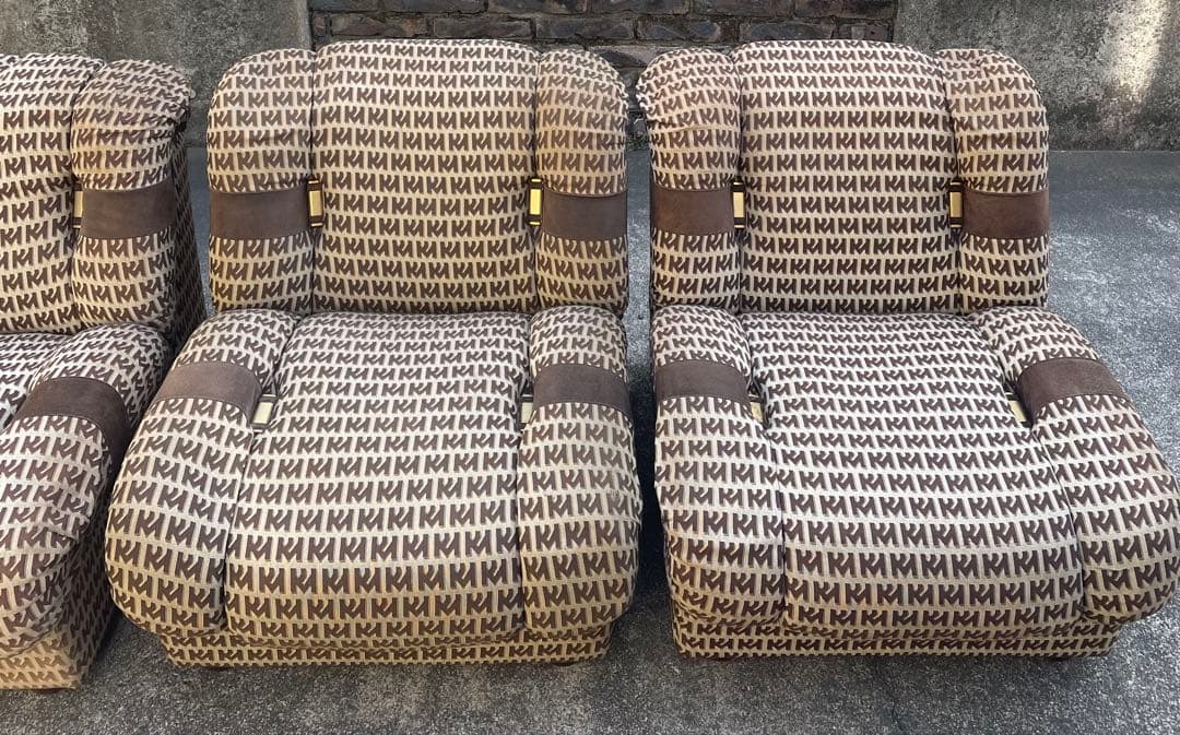 カリモク　1人掛け　ソファ　4セット