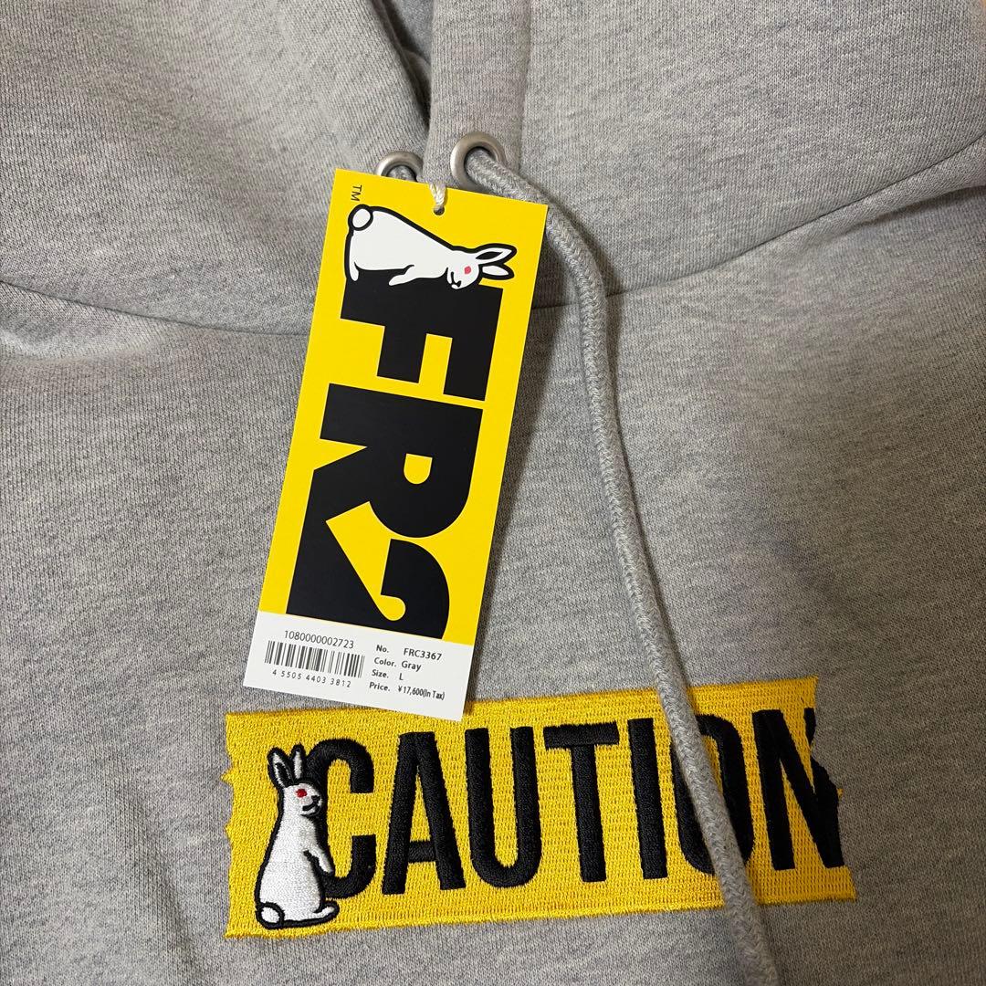 FR2 パーカー　ボックスロゴ　グレー　L