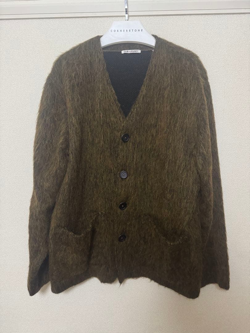 OUR LEGACY カーディガン 48 オリーブグリーン