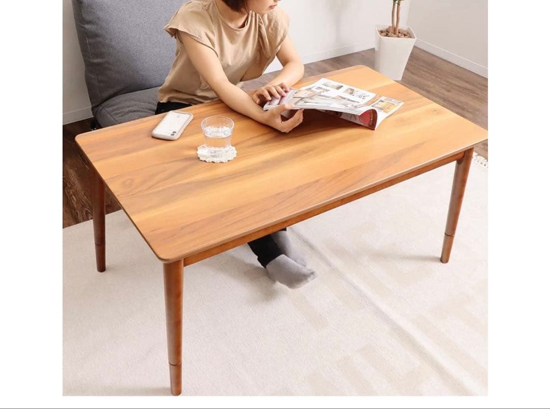 ウォールナット こたつハイテーブル