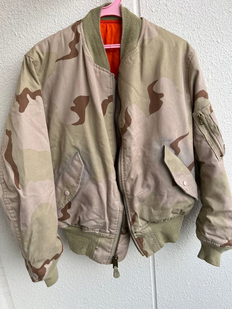 ALPHA デザートカモフラージュ MA-1 フライトジャケット