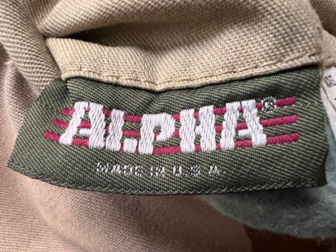 ALPHA デザートカモフラージュ MA-1 フライトジャケット