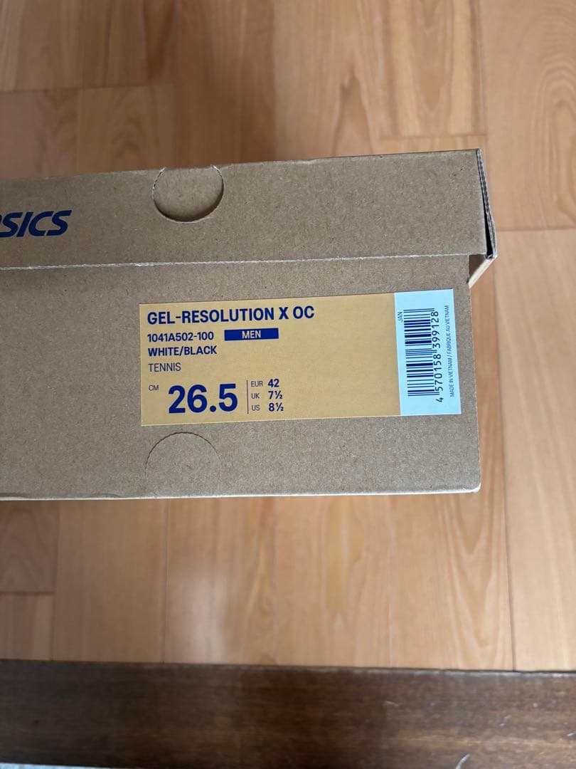 美中古アシックス ゲルレゾリューションＸ10OC 26.5センチ