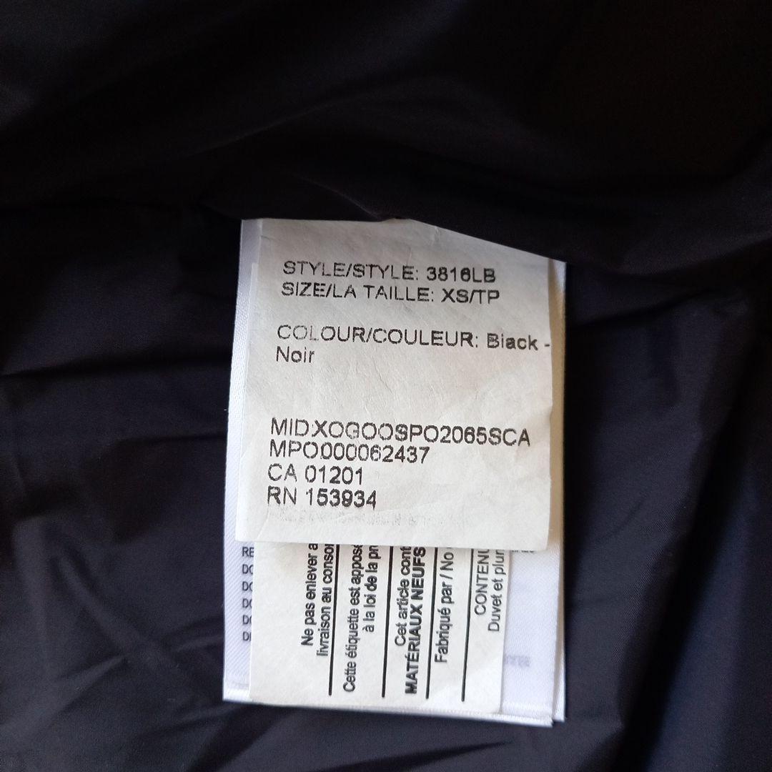 【新品未使用】カナダグース［ブラックレーベル］ケントンパーカー　ダウンコート