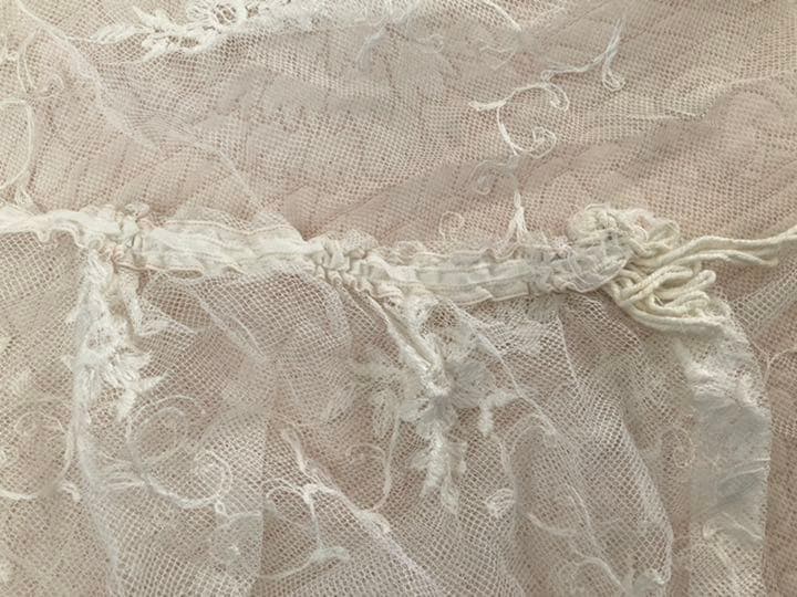 イギリス アンティーク レースカーテン