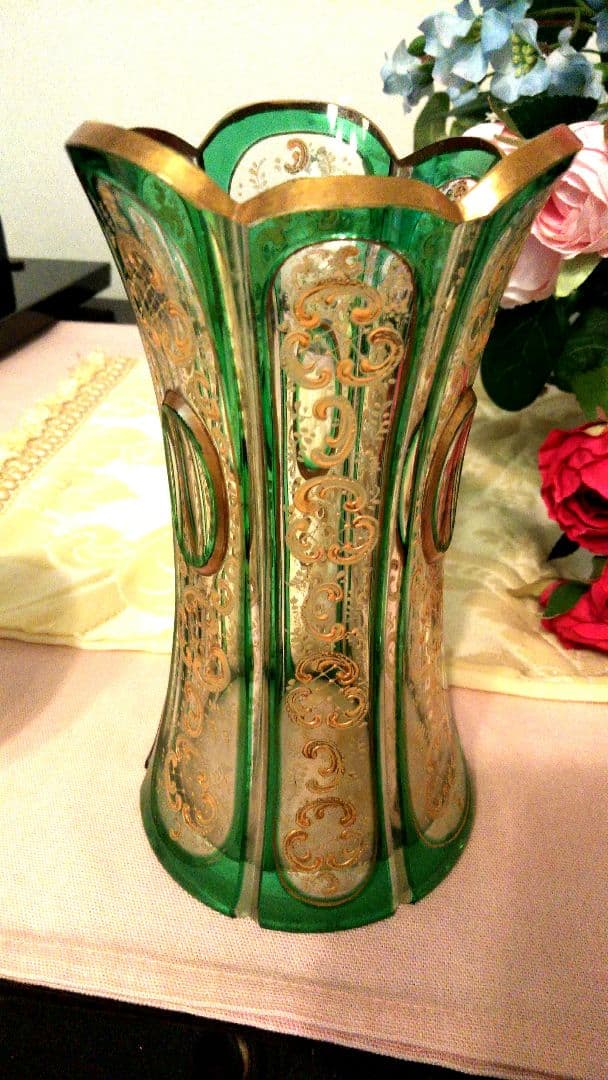 ✴️フランス　アンティーク✴️美術品　花瓶　フラワーベース