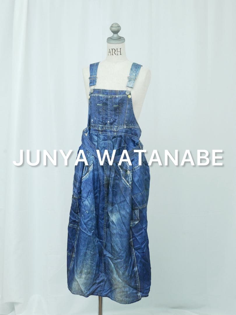 【タイムセール中】 JUNYA WATANABE 転写 エプロン ワンピース