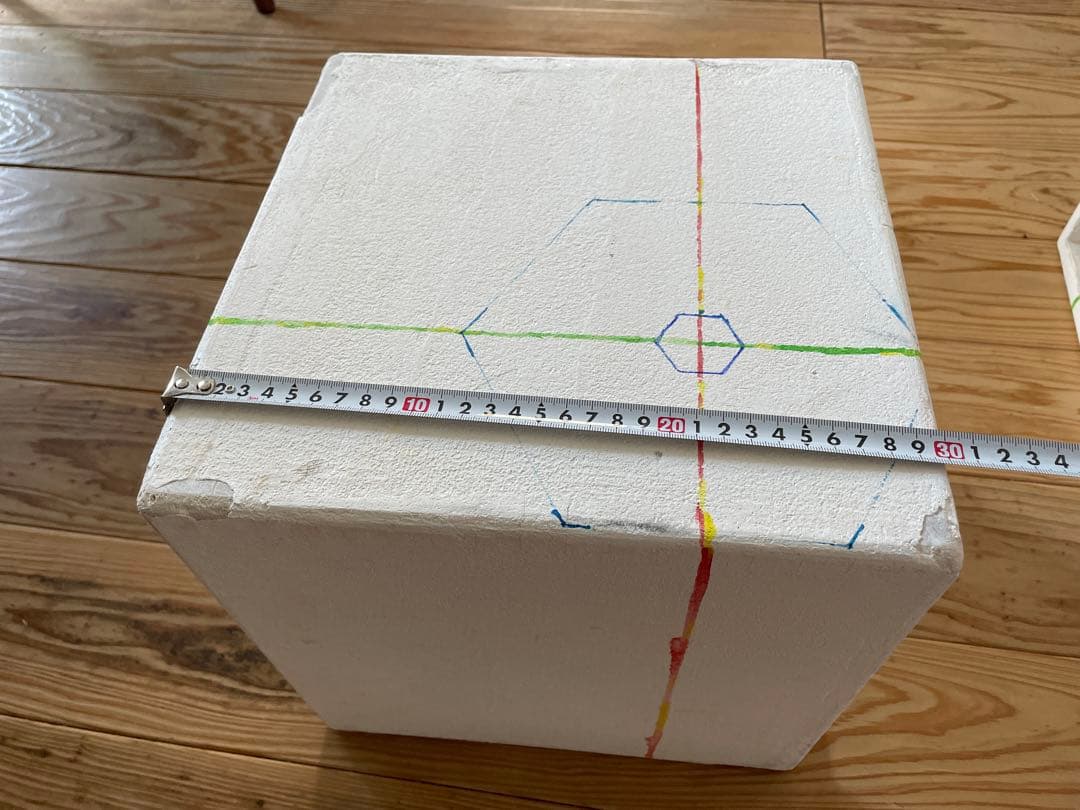 2個 木製 キューブ 全面 蟻溝 珪藻土 オープンラック ディスプレイラック