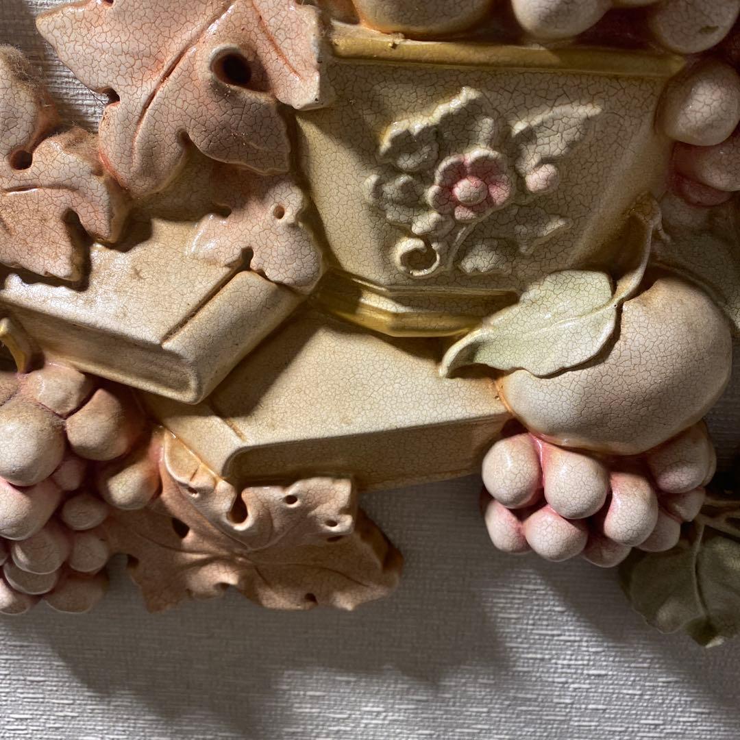 ロココ調 壁掛けデコレーション 薔薇とティータイム