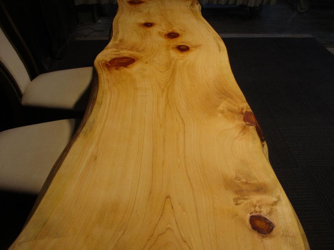 # 890■　檜　ヒノキ　テーブル　ローテーブル　ダイニング　カウンター　一枚板