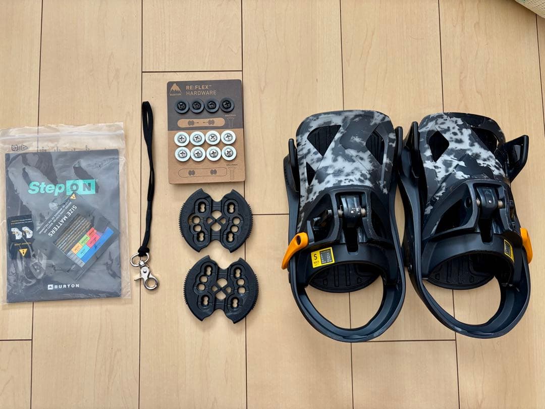 Burton Step On ビンディング ブラック/ホワイト