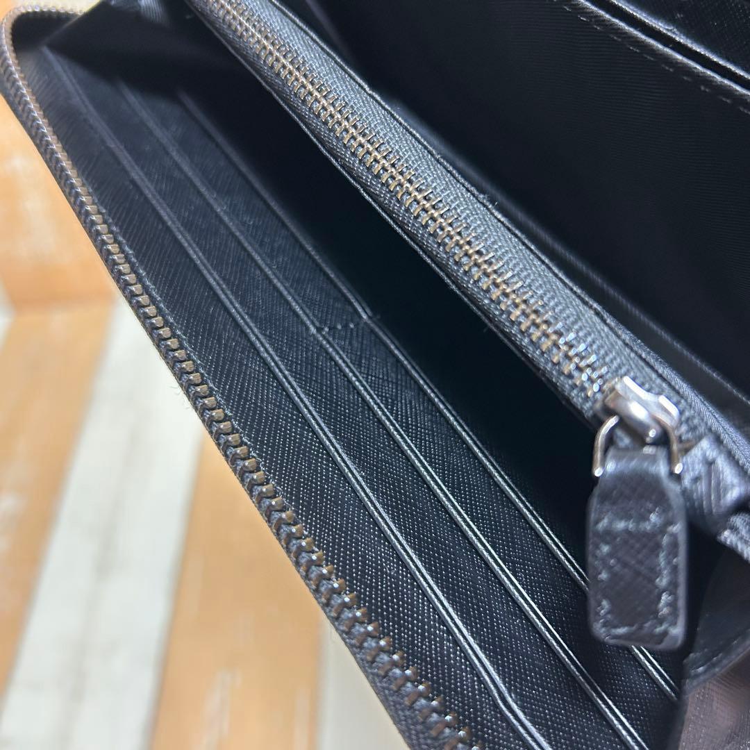 【BLVCK PARIS】ブラックパリ　長財布　ブラック　レザー　ロゴ