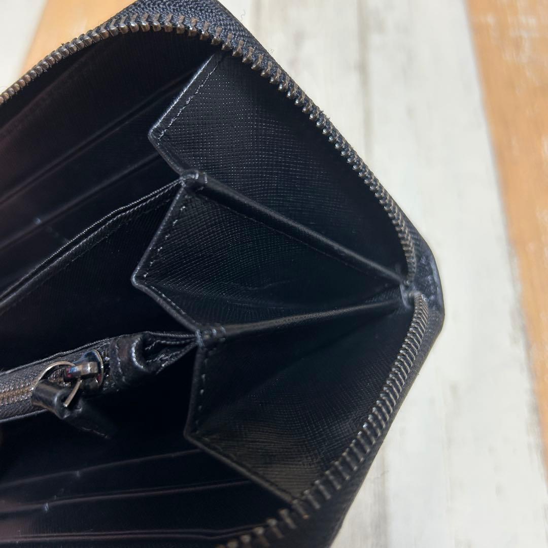 【BLVCK PARIS】ブラックパリ　長財布　ブラック　レザー　ロゴ