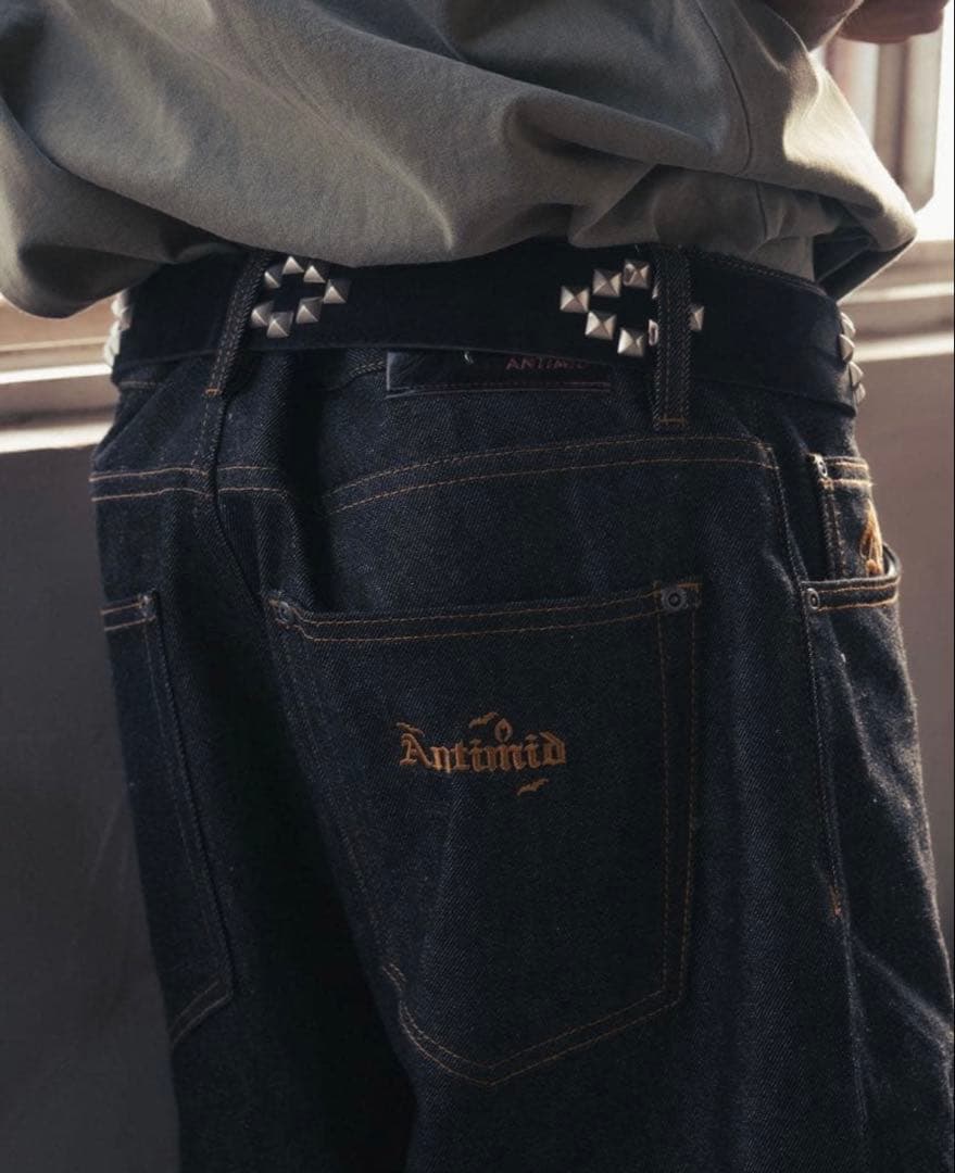 ANTIMID STUDS BELT 超希少 即完売 ブラック シルバー