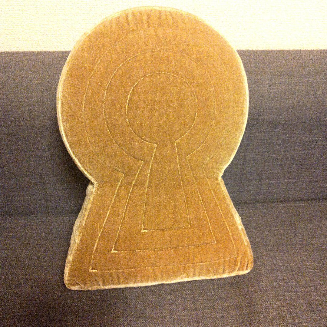 宇宙椅子　古墳クッション　グリーン　　　Mサイズ　前方後円墳　奈良