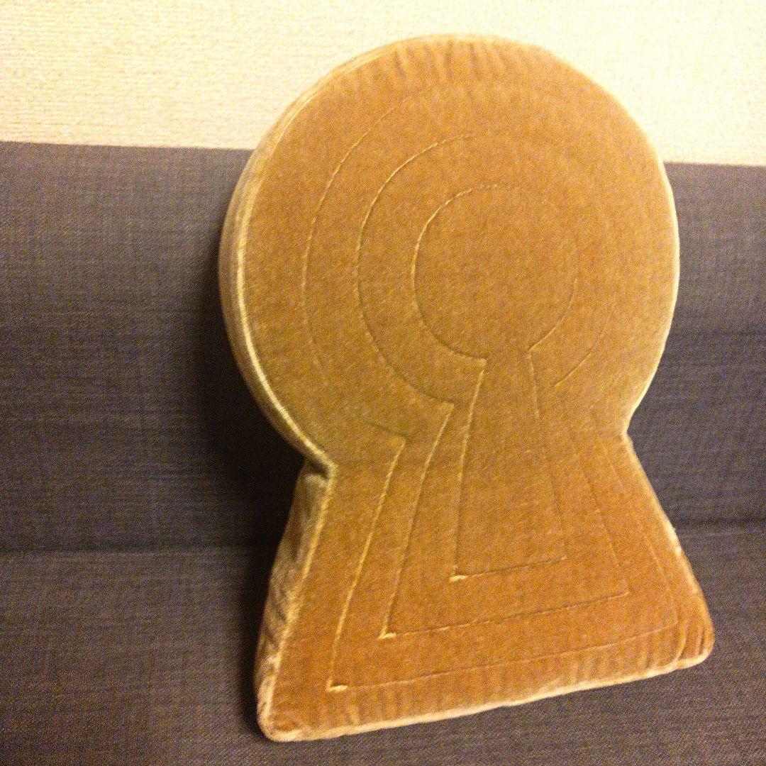 宇宙椅子　古墳クッション　グリーン　　　Mサイズ　前方後円墳　奈良