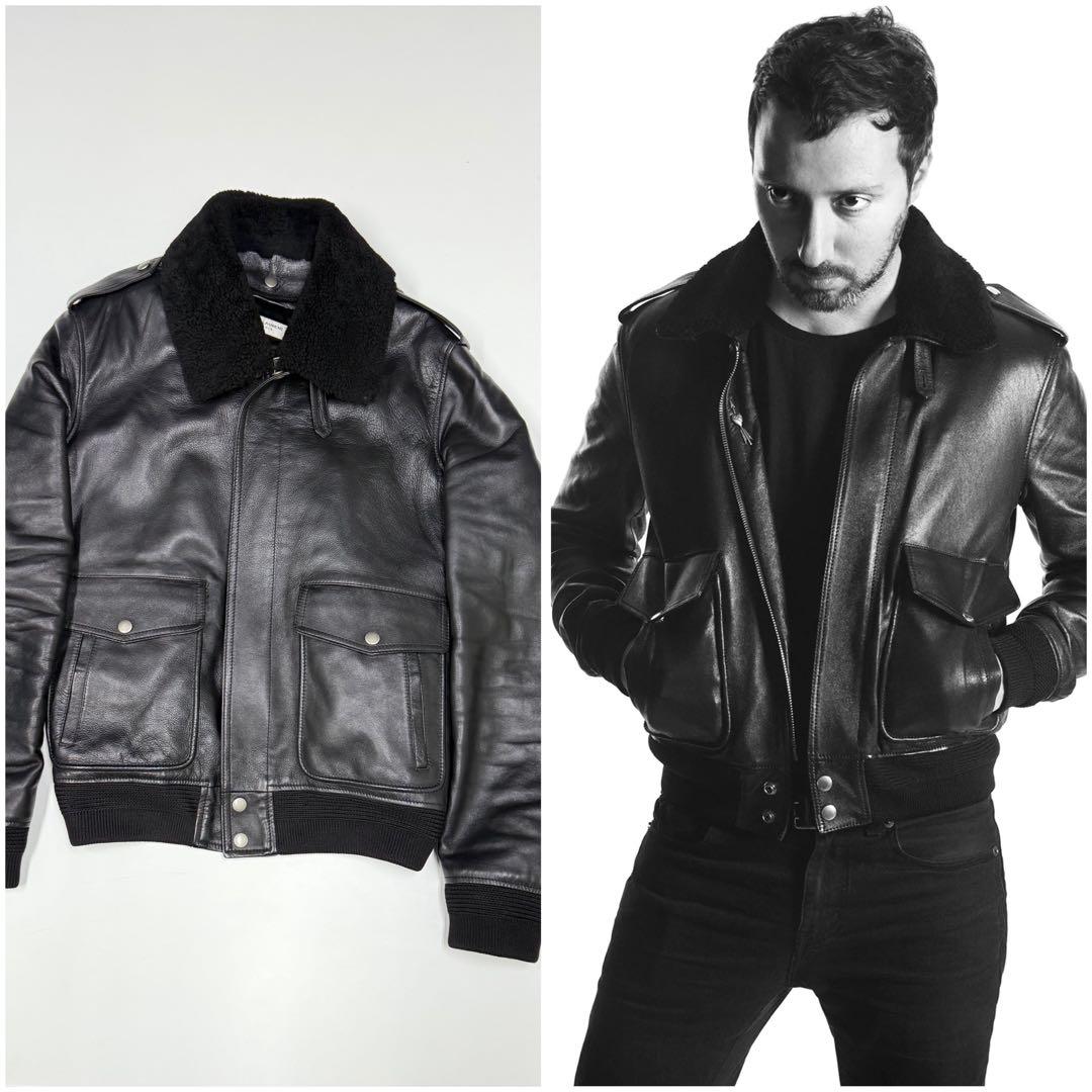 Saint Laurent サンローラン レザージャケット　デザイナー着用