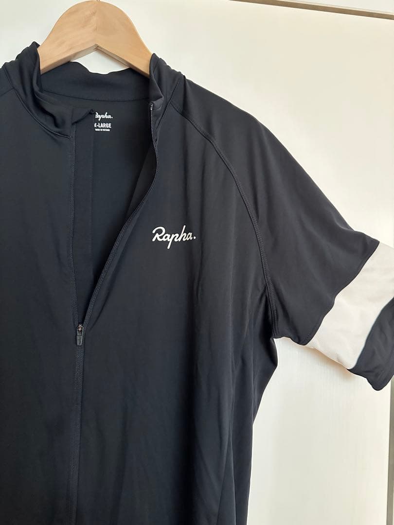 Rapha サイクルジャージ X-LARGE ブラック/ホワイト