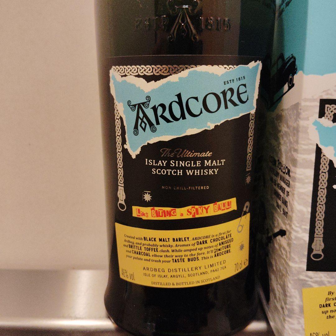 アードベッグ　アードコア　ウイスキー　アイラウイスキー　PUNK　パンクロック