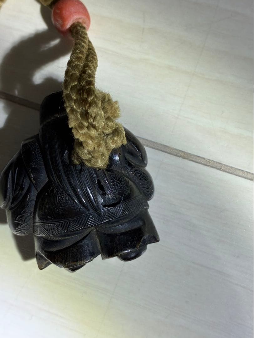 時代物　秋草蒔絵　象嵌細工　印籠　根付