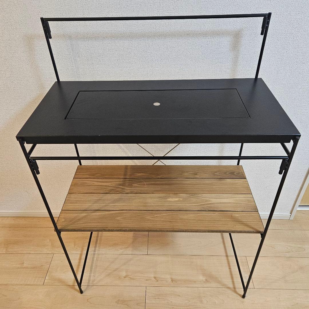 アイアン工房　キッチンテーブル+スノーピーク　マルチパーパストートバッグ　セット