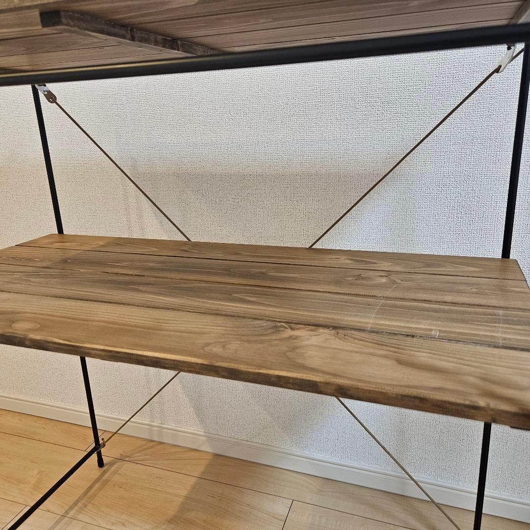 アイアン工房　キッチンテーブル+スノーピーク　マルチパーパストートバッグ　セット